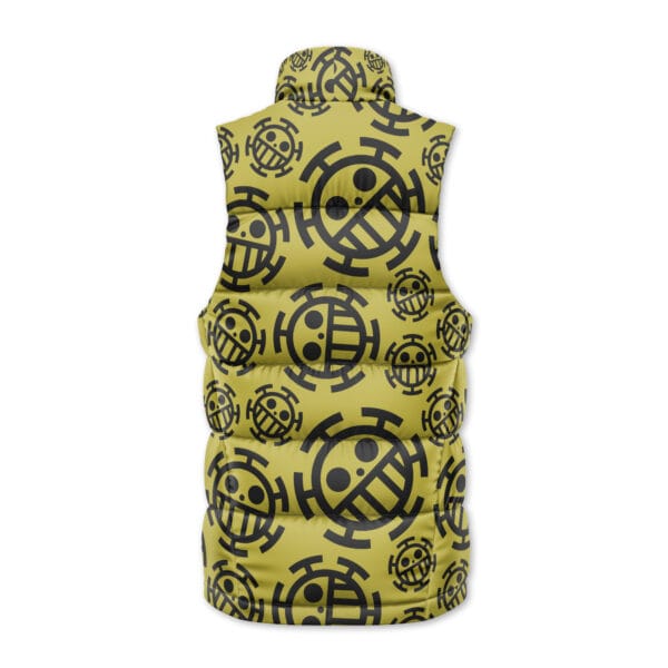 Trafalgar Law Jolly Roger One Piece Sleeveless Down Jacket