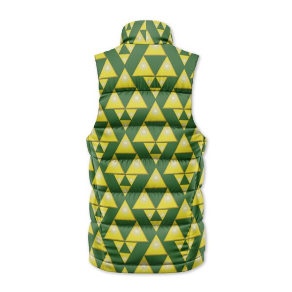 Tri Force The Legend Of Zelda Sleeveless Down Jacket