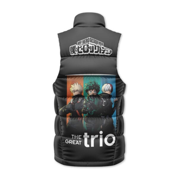 Trio My Hero Academia Sleeveless Down Jacket