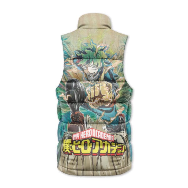 Trippy Deku My Hero Academia Sleeveless Down Jacket 2