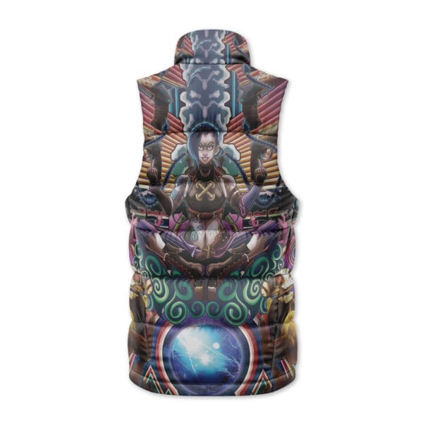 Trippy Jinx Arcane League Of Legends Sleeveless Down Jacket