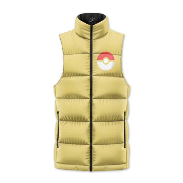 Typhlosion Pokemon Sleeveless Down Jacket