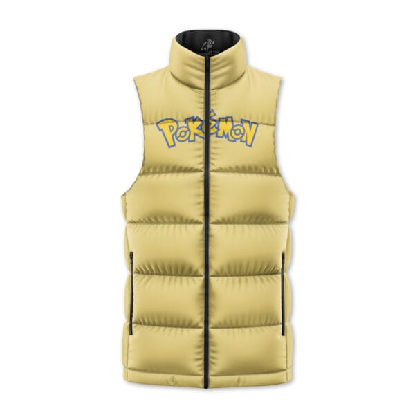 Typhlosion Pokemon V2 Sleeveless Down Jacket