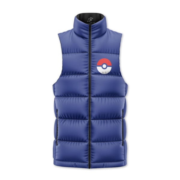 Vaporeon Pokemon Sleeveless Down Jacket