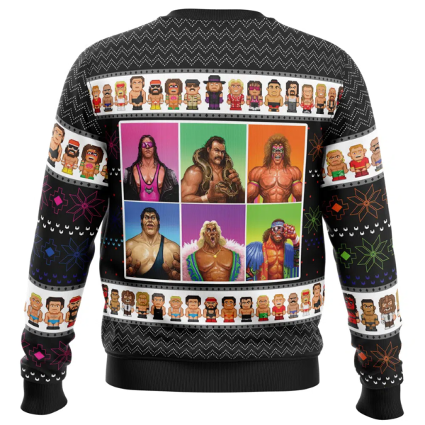 Wwf Wrestling Legends Ugly Christmas Sweater