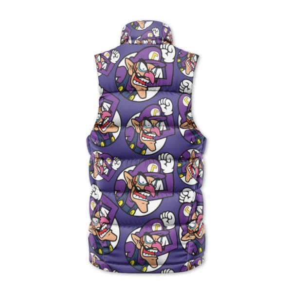 Waluigi Super Mario Sleeveless Down Jacket