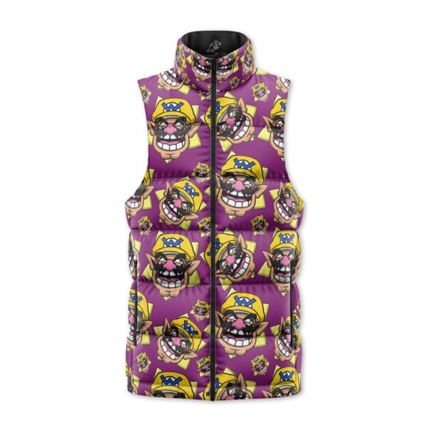 Wario Super Mario Sleeveless Down Jacket