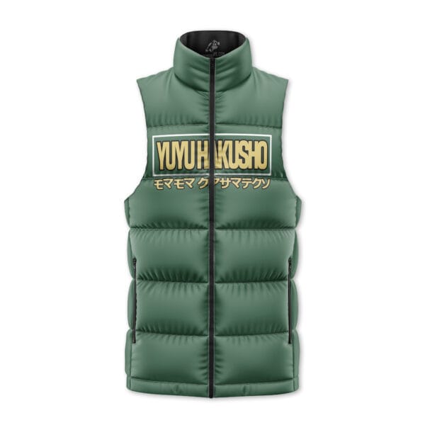 Yusuke Urameshi Yu Yu Hakusho Sleeveless Down Jacket