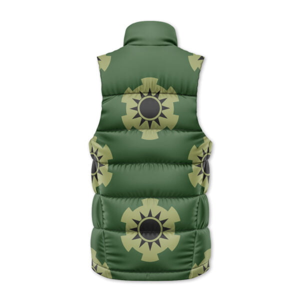 Zoros Wano Pattern One Piece Sleeveless Down Jacket