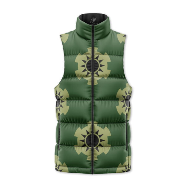 Zoros Wano Pattern One Piece Sleeveless Down Jacket