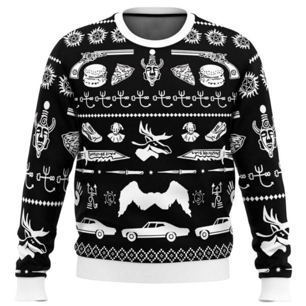 A Very Supernatural Christmas Supernatural Ugly Christmas Sweater