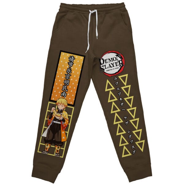 Agatsuma Zenitsu Demon Slayer Streetwear Sweatpants