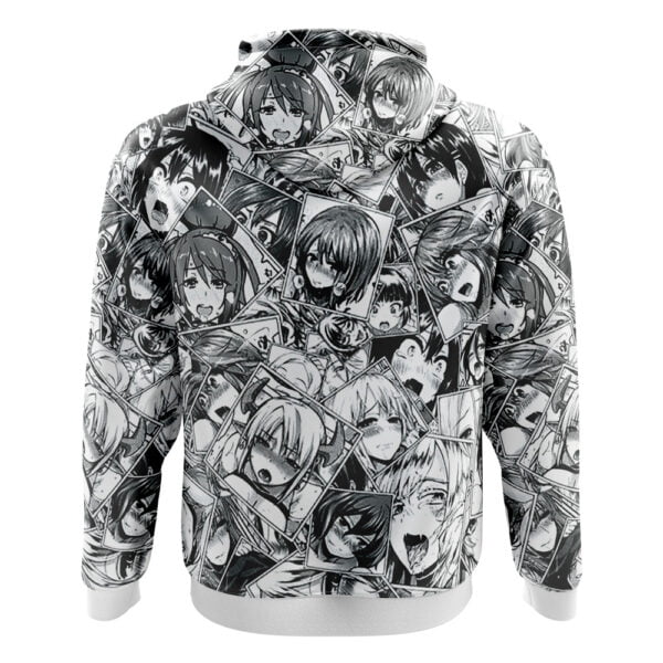 Ahegao Manga Collage Zip Hoodie Jackettrippy