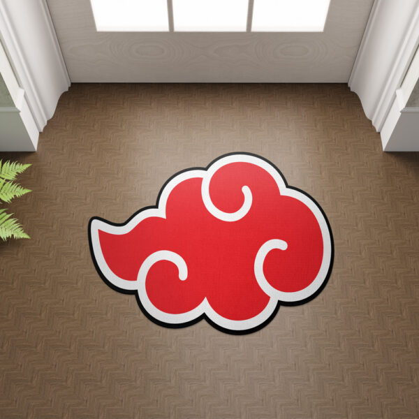 New Anime Akatsuki Cloud Naruto Custom Shaped Rug Anime