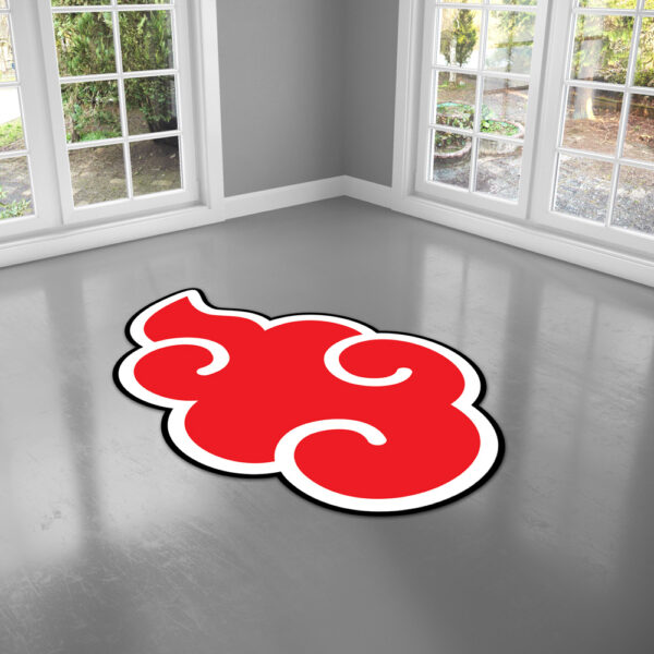 New Anime Akatsuki Cloud Naruto Custom Shaped Rug Anime