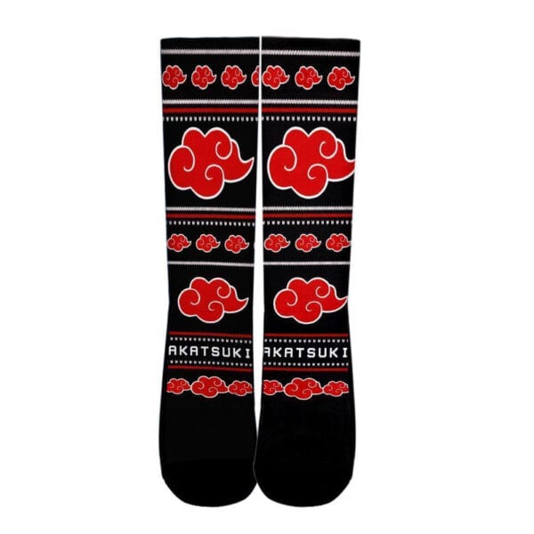 Anime Akatsuki Cloud Socks Custom Anime Socks