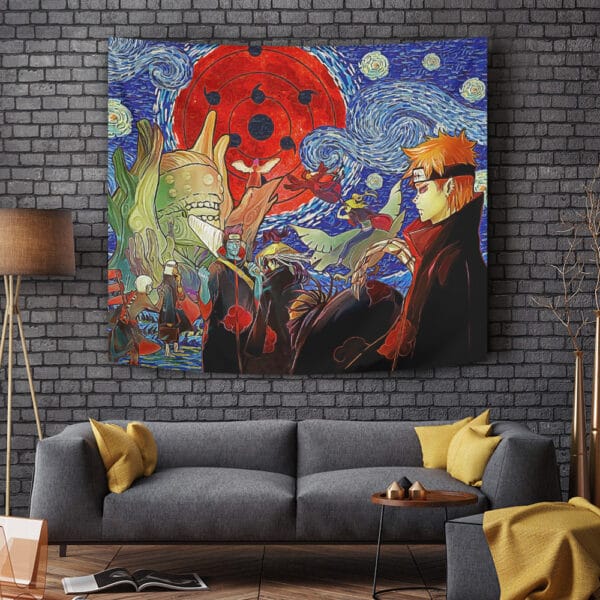 New Akatsuki Infinite Tsukuyomi Naruto Starry Night Tapestry Anime