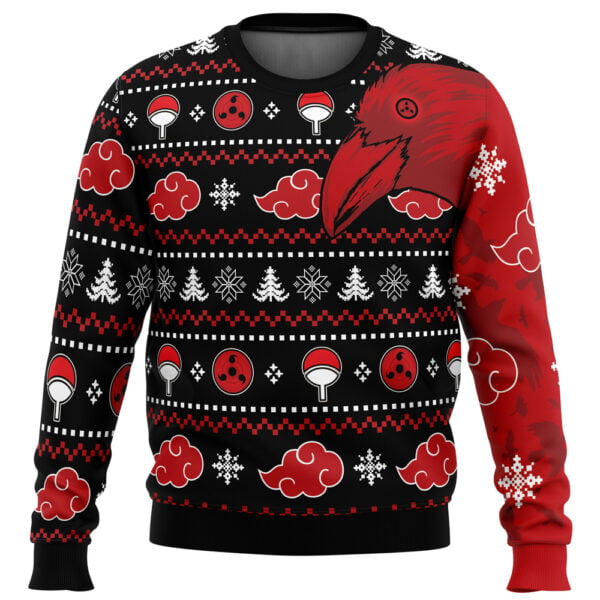 Anime Akatsuki Itachi Symbolic Crows Naruto Christmas Sweater Anime