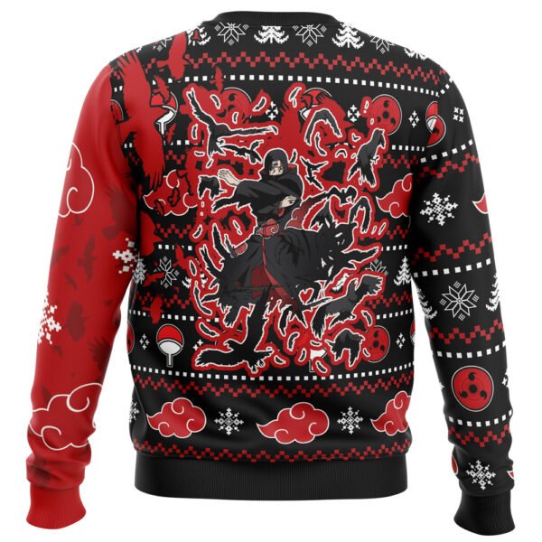 Anime Akatsuki Itachi Symbolic Crows Naruto Christmas Sweater Anime