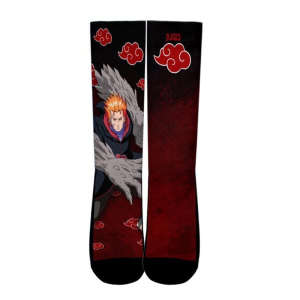 Anime Akatsuki Jugo Socks Costume Akatsuki Clan Member Socks Anime