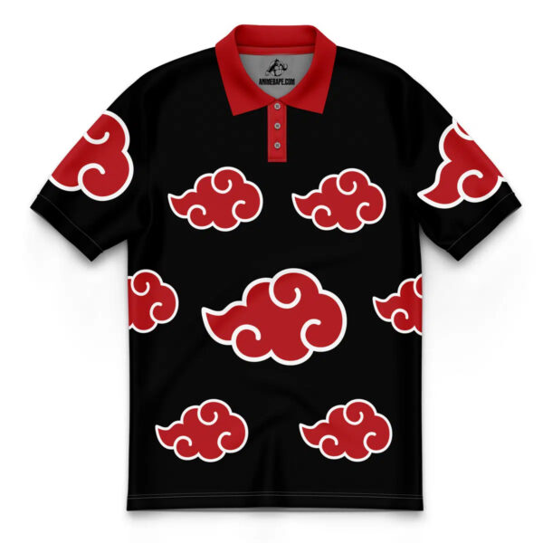 Anime Akatsuki Naruto Polo Shirt