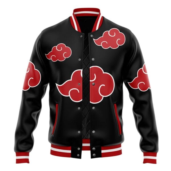 Anime Akatsuki Pattern Naruto Varsity Jacket Anime