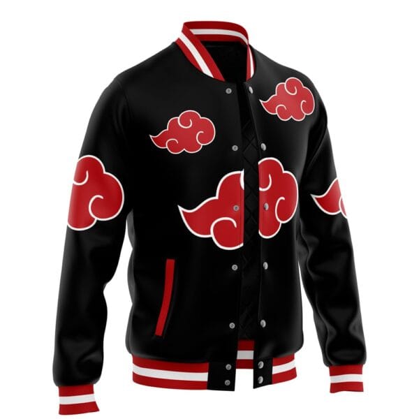 Anime Akatsuki Pattern Naruto Varsity Jacket Anime