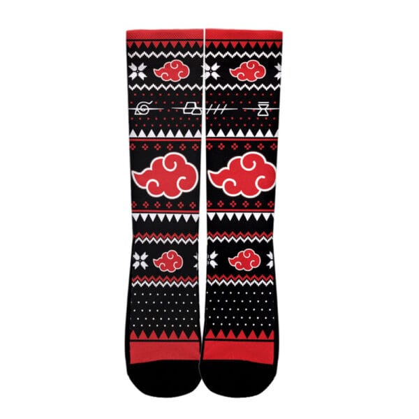 Anime Akatsuki Socks Custom Ugly Christmas Anime Socks