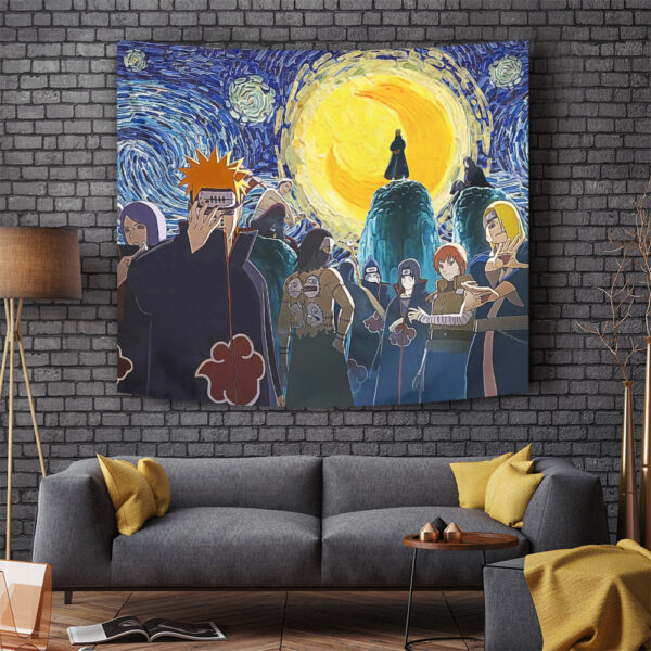 Anime Akatsuki Ultimate Ninja Storm Naruto Starry Night Tapestry Anime