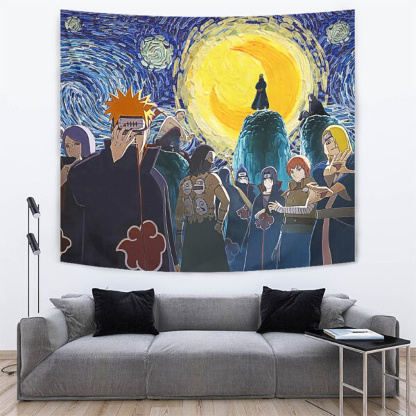 Anime Akatsuki Ultimate Ninja Storm Naruto Starry Night Tapestry Anime