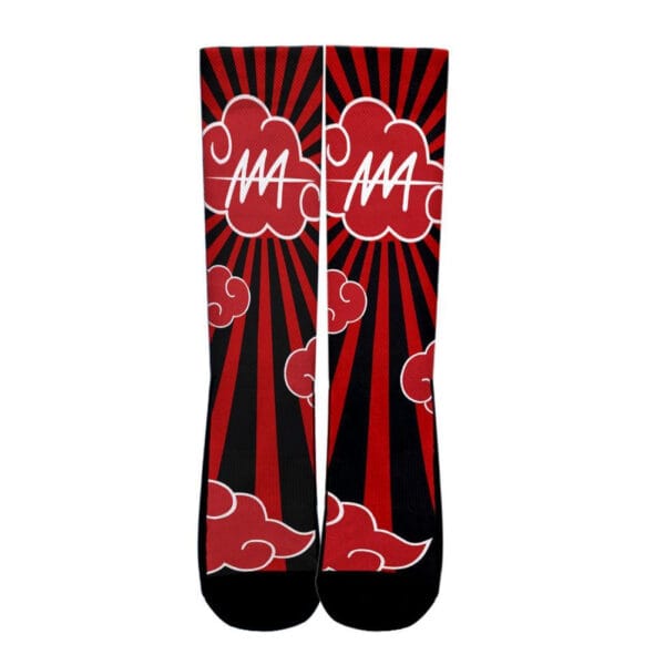 Anime Akatsuki Village Hidden Grass Socks Costume Symbol Socks