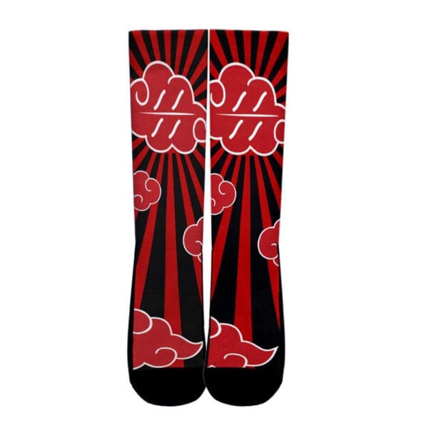 Anime Akatsuki Village Hidden Mist Socks Costume Symbol Socks