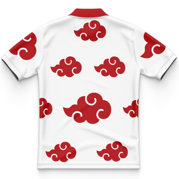 Anime Akatsuki White Naruto Polo Shirt