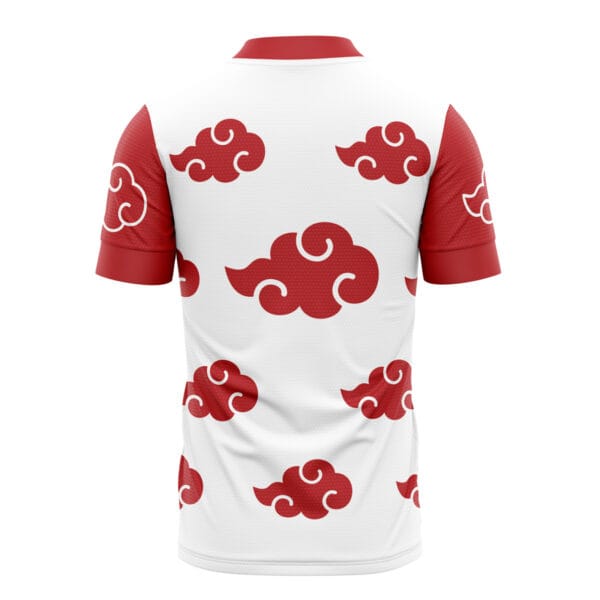 Anime Akatsuki White Naruto Soccer Jersey