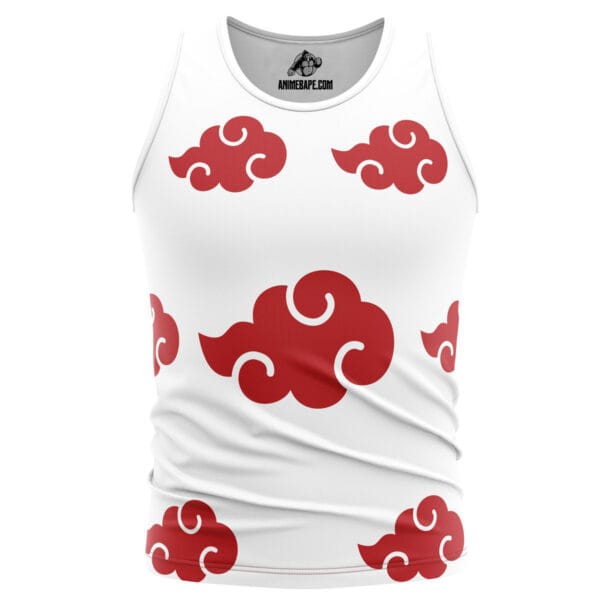 Anime Akatsuki White Naruto Tank Top