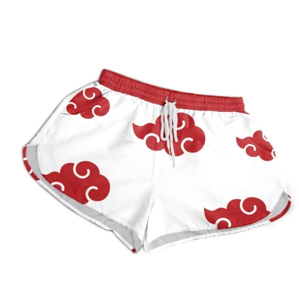 Anime Akatsuki White Naruto Womens Board Shorts