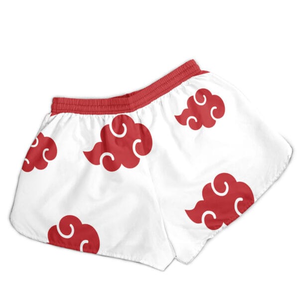 Anime Akatsuki White Naruto Womens Board Shorts