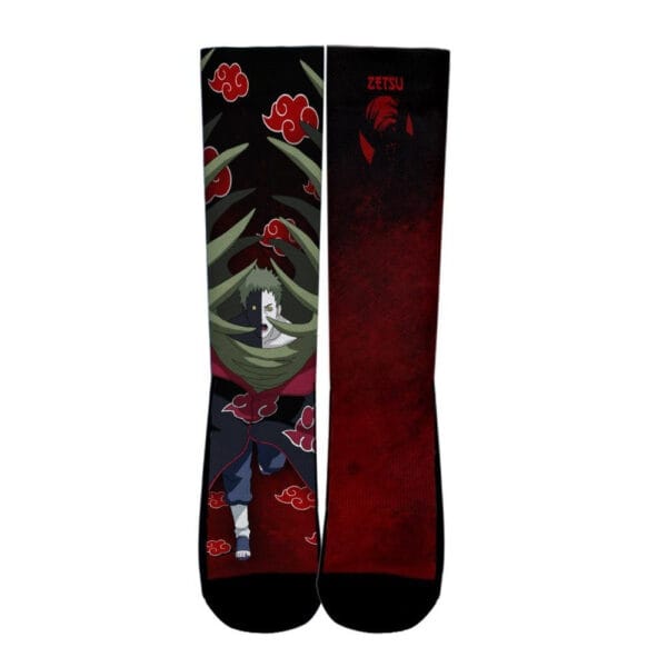 Anime Akatsuki Zetsu Socks Costume Akatsuki Clan Member Socks Anime