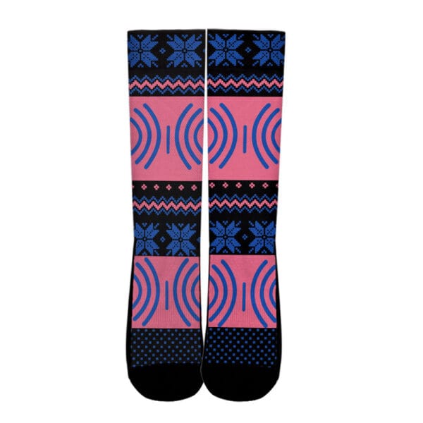 Anime Akaza Socks Demon Slayer Custom Christmas Anime Socks