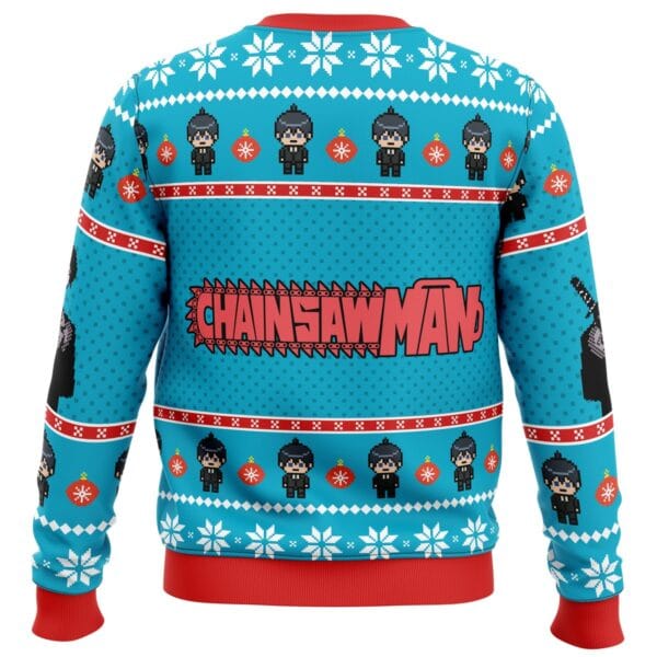 Anime Aki Chainsaw Man Ugly Christmas Sweater