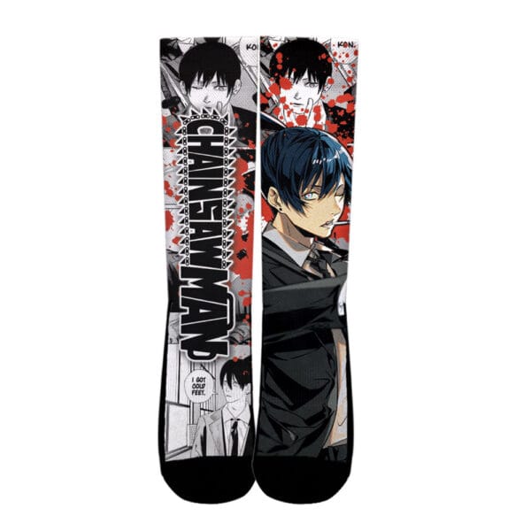 Anime Aki Hayakawa Socks Chainsaw Man Custom Anime Socks