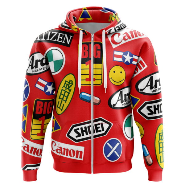 Akira Full Decals Zip Hoodie Jacket