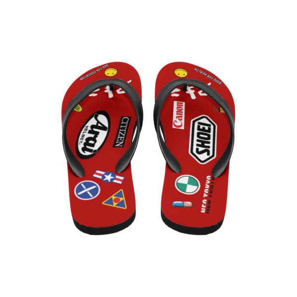 Akira Kaneda Bike Custom Flip Flops