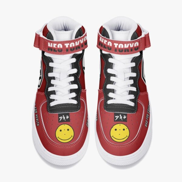 Akira Kaneda Bike Decals Kamikaze High Top Shoes