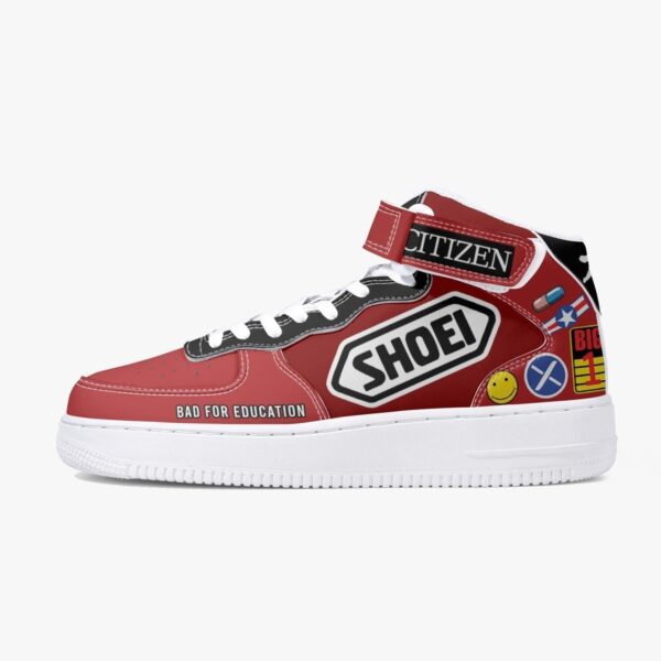 Akira Kaneda Bike Decals Kamikaze High Top Shoes