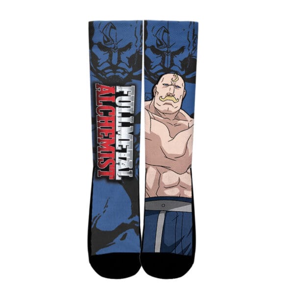 Alex Louis Armstrong Socks Fullmetal Alchemist Custom Anime Socks Manga Style