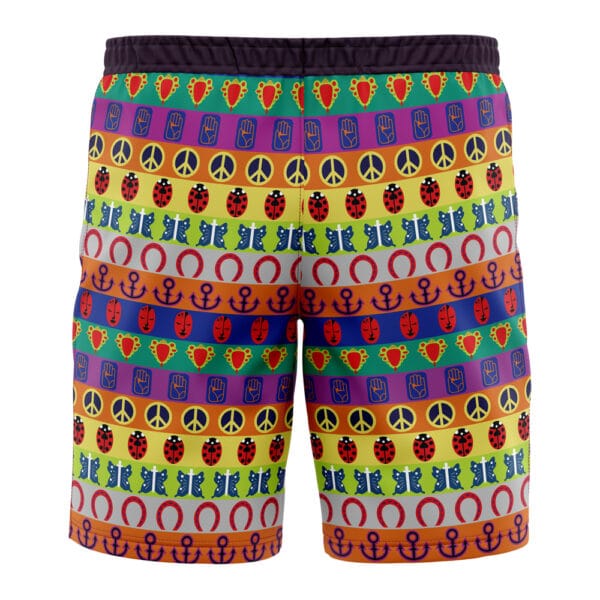 Anime All Symbols Pattern Jojos Bizarre Adventure Board Shorts Swim Trunks Anime