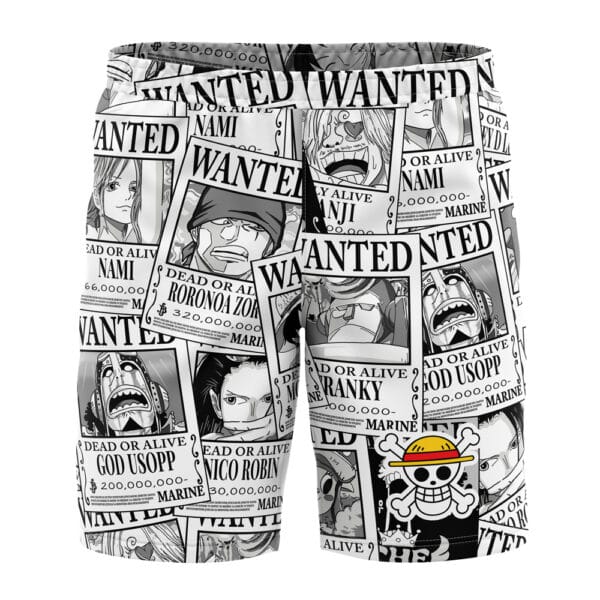 Aloha Strawhat One Piece Board Shorts Swim Trunks