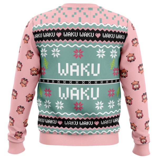 Anime Anya Forger Waku Waku Spy X Family Ugly Christmas Sweater