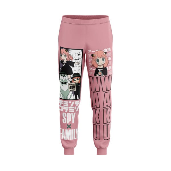 Anime Anya Forger X Bond Spy X Family Streetwear Sweatpants